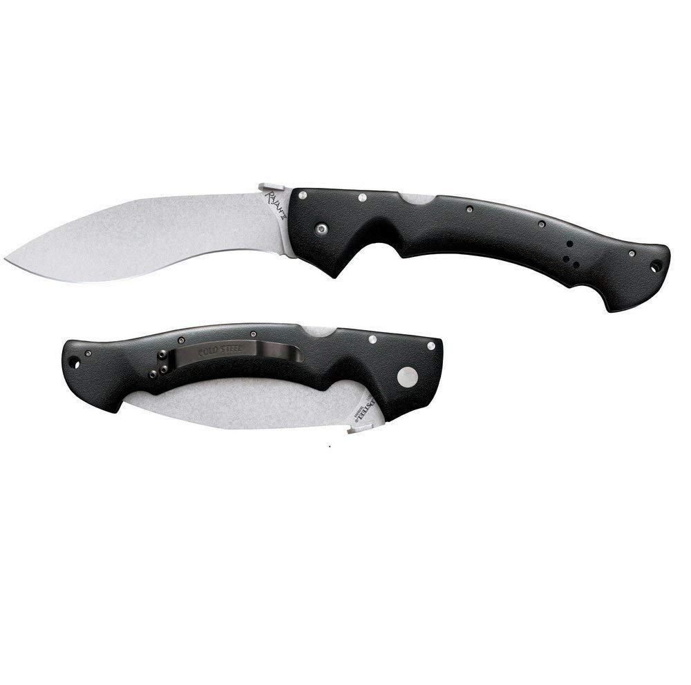 Cold Steel 4-Max Scout Folding Knife with Tri-Ad Lock and G-10 Handle, One Size & Rajah II Folding Knife, Black, 6.0" - Image 6