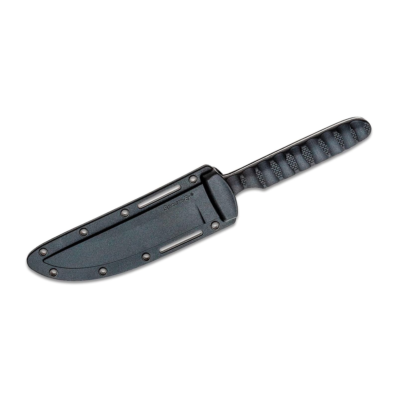Cold Steel Bowie Spike Durable Lightweight German 4116 Stainless Steel 4" Fixed Blade Tactical Outdoor Hunting Neck Knife, Textured Griv-Ex Handle, Secure-Ex Sheath - Image 4