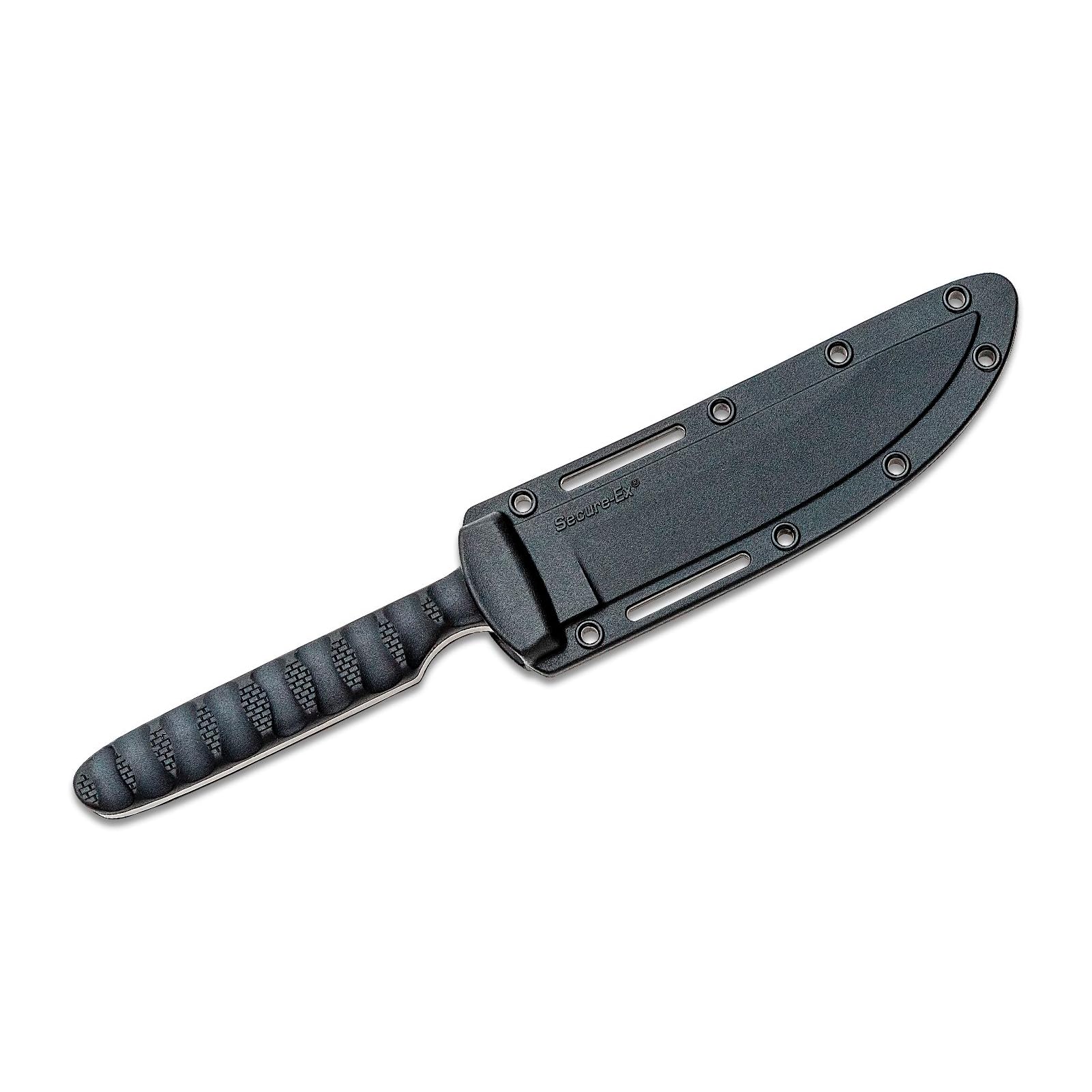 Cold Steel Bowie Spike Durable Lightweight German 4116 Stainless Steel 4" Fixed Blade Tactical Outdoor Hunting Neck Knife, Textured Griv-Ex Handle, Secure-Ex Sheath - Image 5