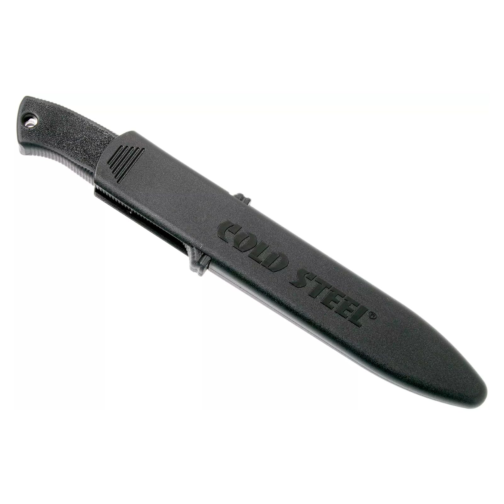 Cold Steel Peace Maker II Compact Lightweight 5.5" Fixed Blade 4116 Stainless Steel Clip Point Tactical Outdoor Hunting Knife, 4.75" Kray-Ex Handle, Ambidextrous Secure-Ex Sheath w/Belt Clip - Image 6